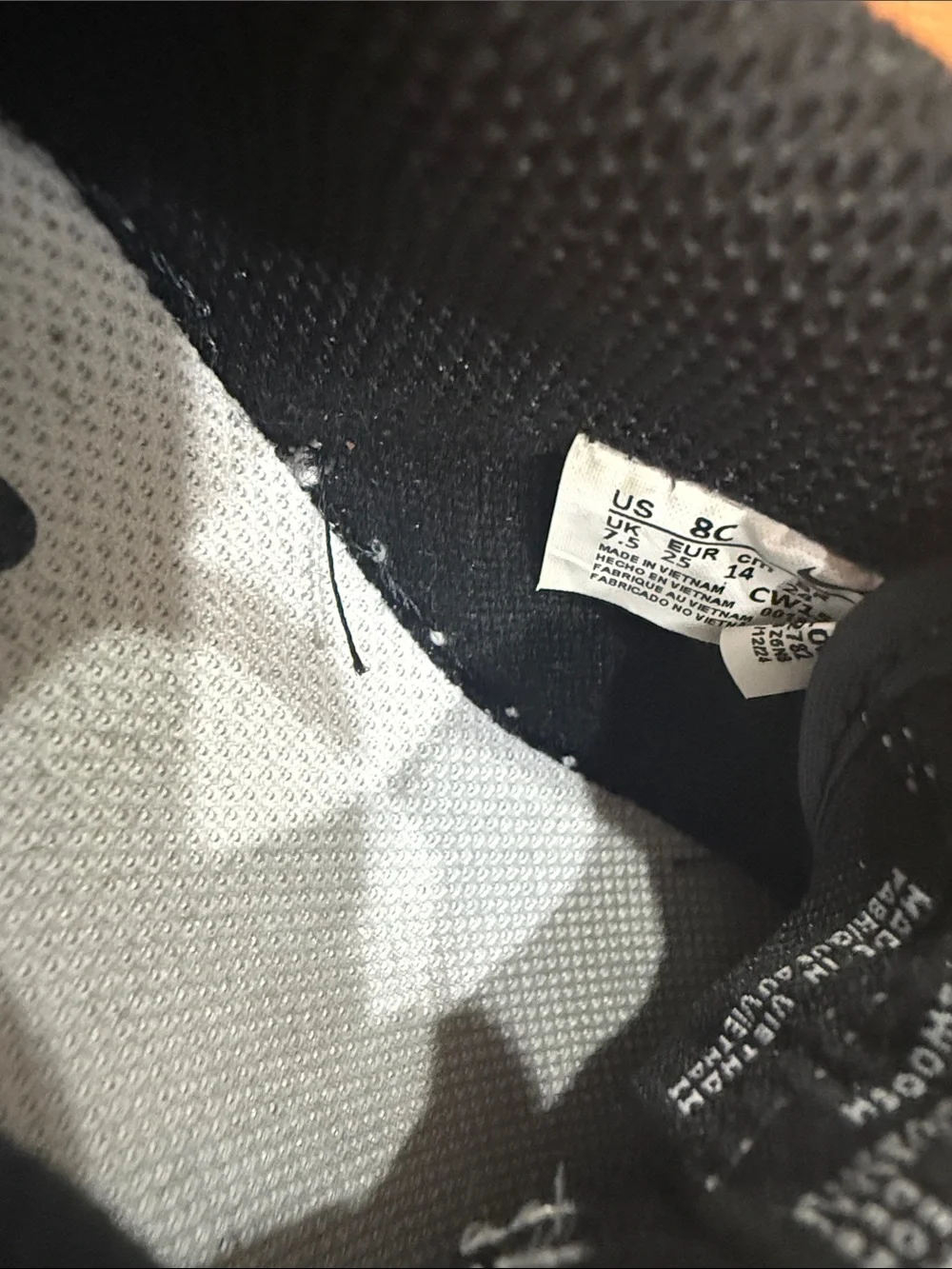 Nike Kids Black and White Sneakers